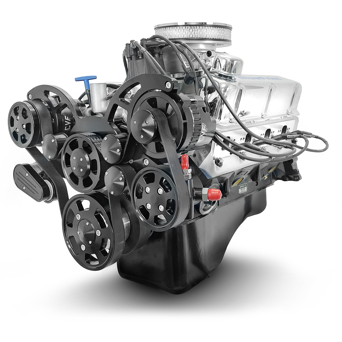 New BluePrint Small Block Ford 302 c.i. Crate Engine - dressed longblock w/ EFI - BP302CTFKB